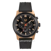 CHRIST VERRA REVSPORT CV 12153G-38 BLK Black Rosegold Rubber Strap